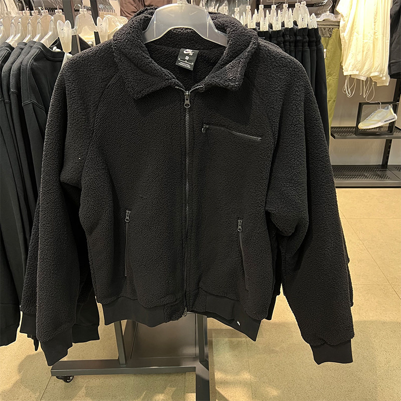 Nike耐克男子外套SB Sherpa滑板系列运动保暖休闲夹克DM0873-010