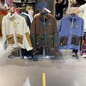 新款 耐克冬季 男子拼接仿羊羔绒保暖运动夹克外套FV4022 Nike 正品