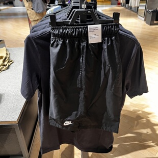 Nike耐克男子梭织短裤夏新款网布透气休闲运动五分裤 FN3308-010