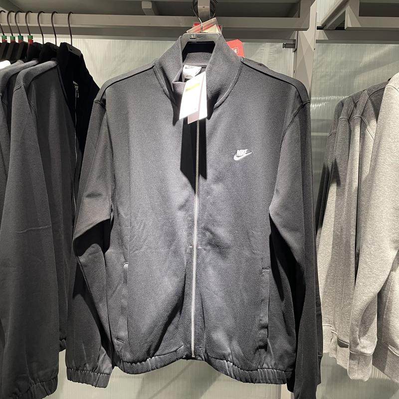 NIKE耐克2024秋季新款男子外套运动休闲立领拉链夹克FQ3427-010