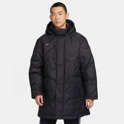 正品Nike/耐克男子冬季新款宽松保暖连帽外套运动休闲棉服 FB6337