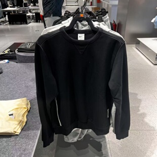 FZ0221 针织毛圈刺绣logo休闲圆领套头衫 NIKE耐克卫衣男25秋季 新款