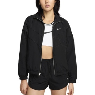 100 简约运动休闲宽松立领夹克外套FV6305 NIKE 耐克女子秋新款