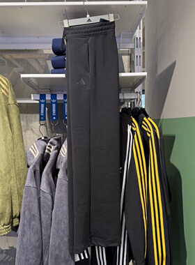 Adidas阿迪达斯女子休闲长裤25秋冬新款高腰瑜伽健身运动裤KC0021