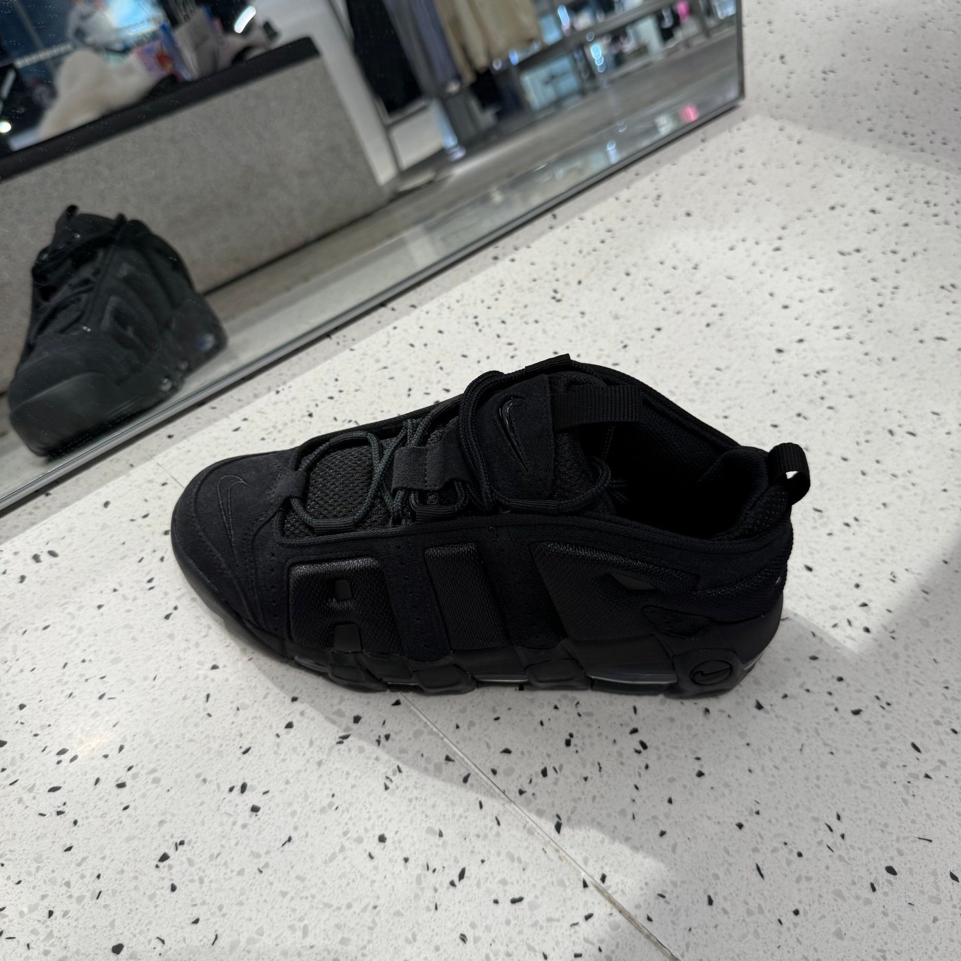 NIKE耐克男鞋AIR MORE UPTEMPO气垫缓震耐磨皮蓬篮球鞋IM6649-001