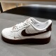 IM3378 Nike 122 耐克AF1米白棕女子低帮厚底空军板鞋 Air Force