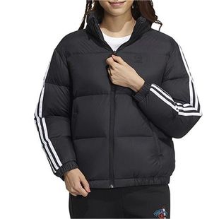 正品 HM3551 阿迪达斯NEO女子休闲防风保暖立领运动羽绒服 Adidas