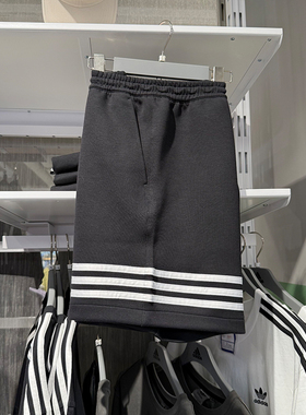 阿迪达斯三叶草男25夏新款篮球休闲运动短裤训练透气五分裤JC9941