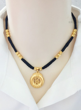 信美之家镀金黄铜手工绳女配饰