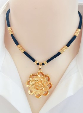 网聚特色吊坠金挂件新款包邮项链