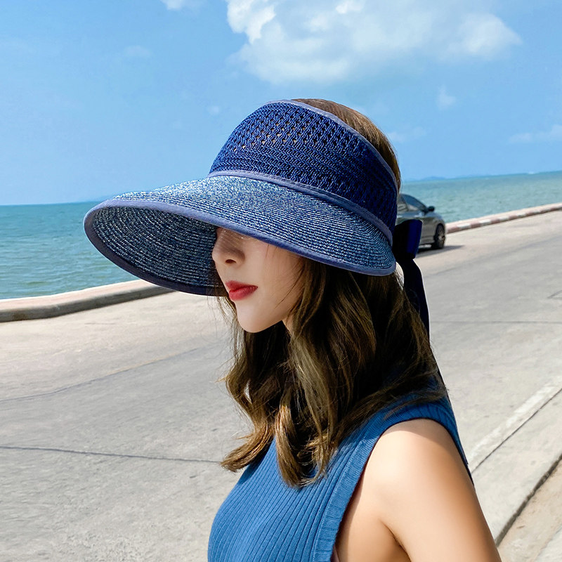 日本遮阳帽子女夏天防晒帽防紫外线空顶骑车韩版大沿太阳帽草帽女|msdalam kategori Aksesori/Belt kulit/Hat/Muffler, Hat - dari Buy2taobao.com untuk memberikan perkhidmatan ejen Taobao profesional membeli