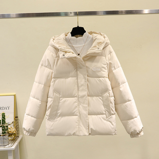 2025羽绒棉服女短款小个子棉袄冬季新款韩版宽松连帽小款棉衣外套