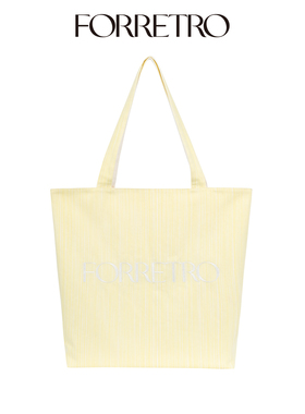 FORRETRO TOTE BAG 多色条纹大容量休闲百搭通勤托特包