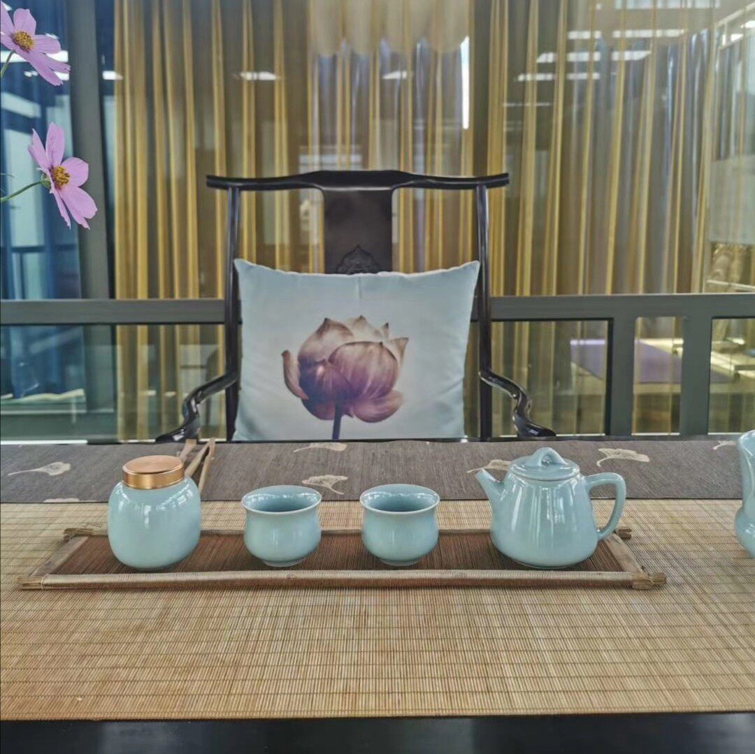 汝窑原产地石瓢壶便携式旅行茶具