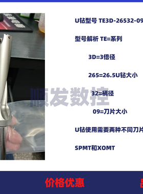 TE系列U钻/喷水快速钻TE2D/3D/4D/5D-18525/1925/19525-06
