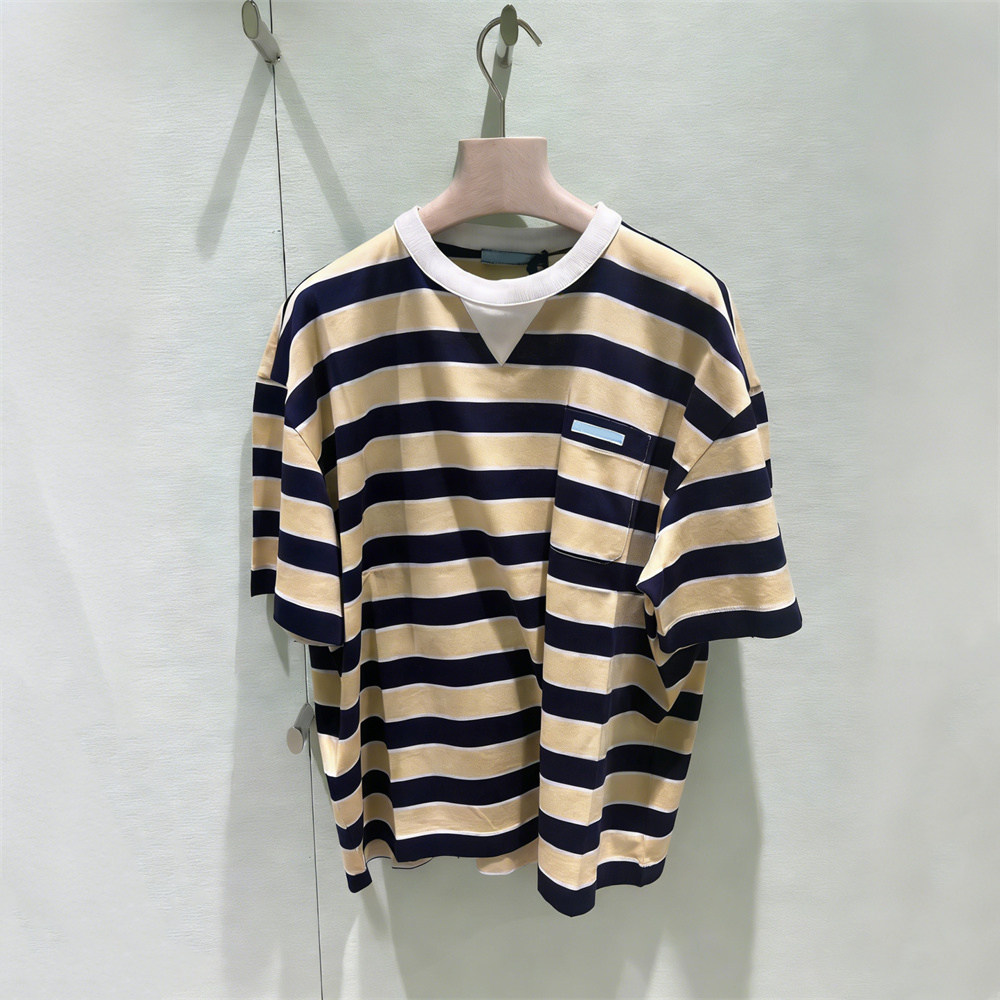 2026早春新款法式复古条纹圆领短袖T恤宽松百搭休闲上衣女,女装/女士精品,T恤,淘宝优惠券,粉丝福利购,淘宝优惠卷