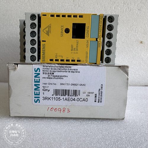 西门子安全继电器3RK1105