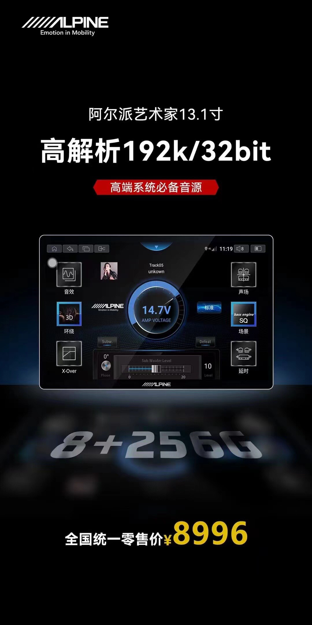 新品13.1寸巨屏升级改装中控防蓝光高清防指纹工厂特价全国包安装