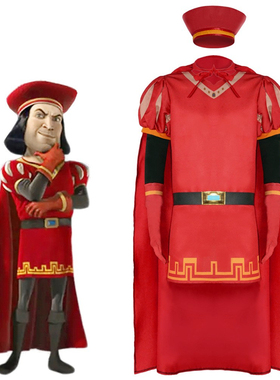 新款绿色怪物cos史莱克服装4D法尔奎德c服史瑞克动漫cosplay套装