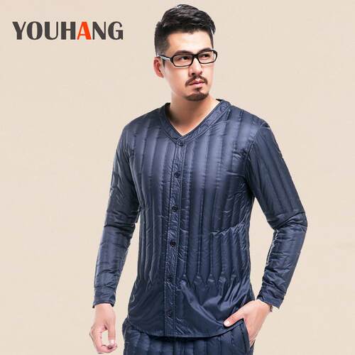 新款修身保暖无缝羽绒内衣