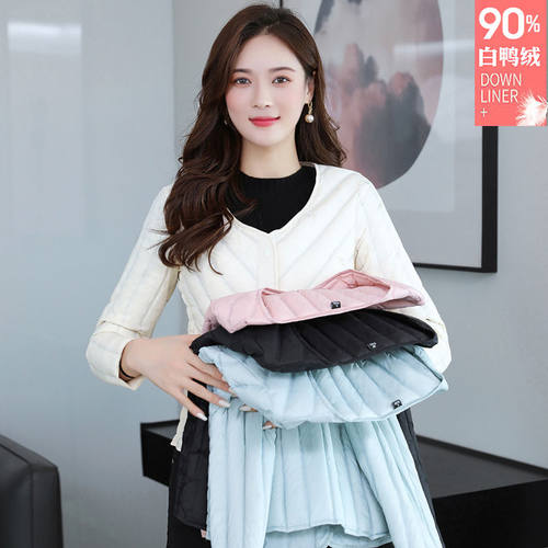 盈霏轻薄保暖羽绒服内胆女修身