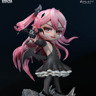 KrulTepes终结 STL图 炽天使 光固化3D打印 sfw GK白模手办 T014