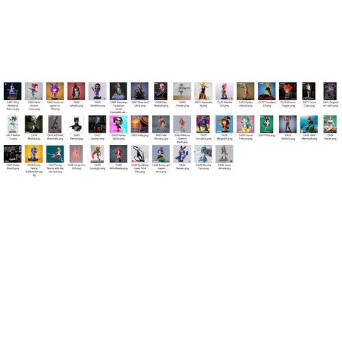 51套Messias工作室合集3D打印图纸STL素材自动更新SFW