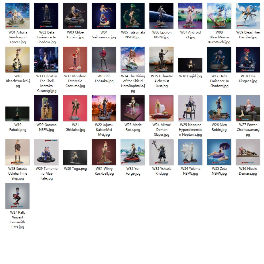 45套Miyo Studio工作室合集3D打印图纸STL素材自动更新NSFW