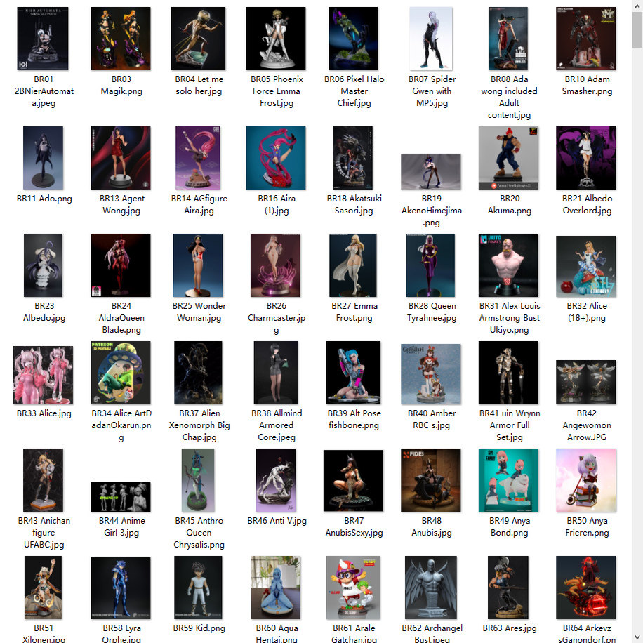 1056套零散工作室合集 3D打印图纸 STL素材 自动更新 NSFW/FUTA