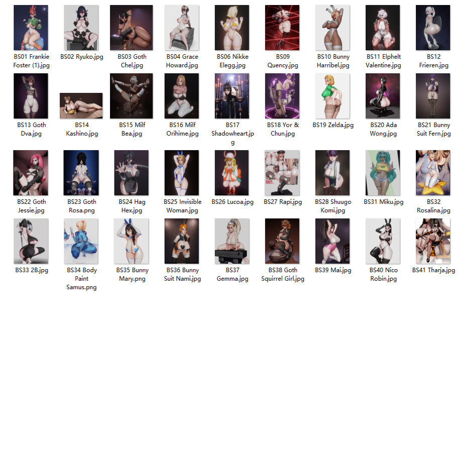 51套Rush工作室合集 3D打印图纸 STL素材 自动更新 NSFW