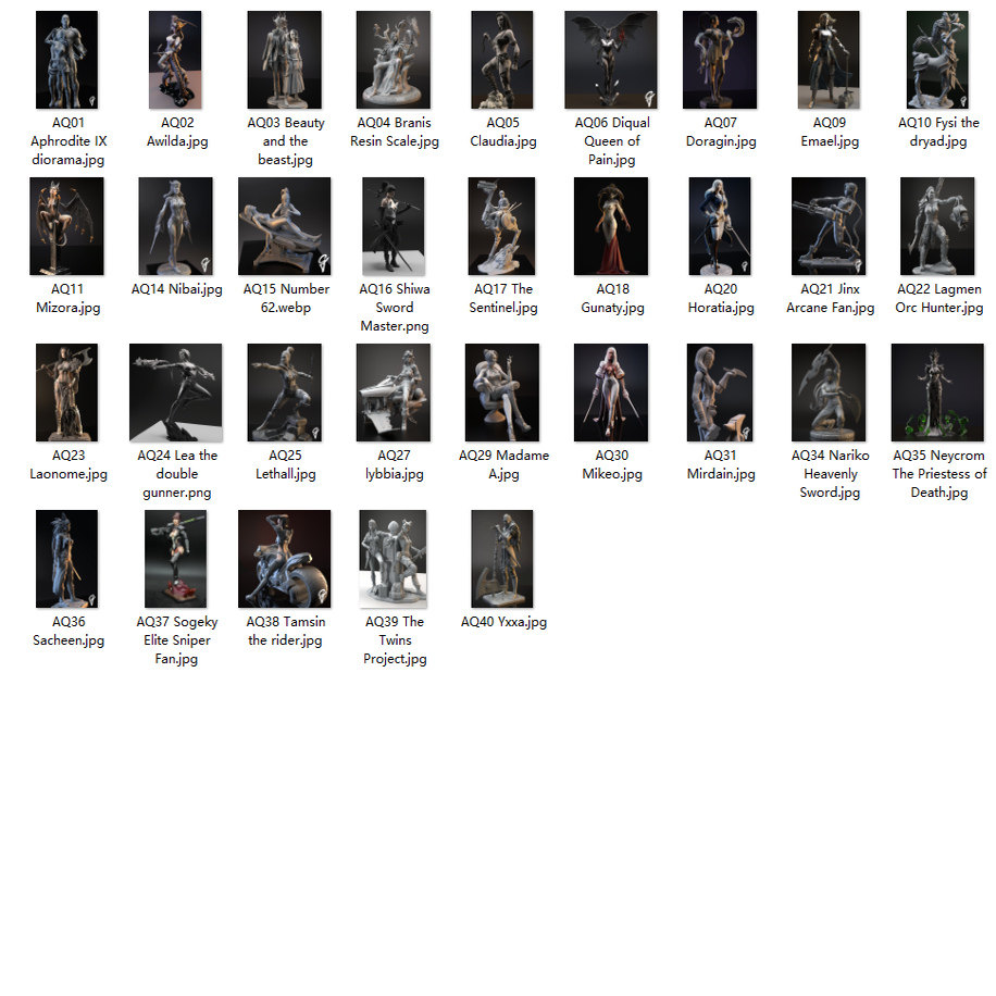 39套Gsculpt Art工作室合集 3D打印图纸 STL素材 自动更新 NSFW