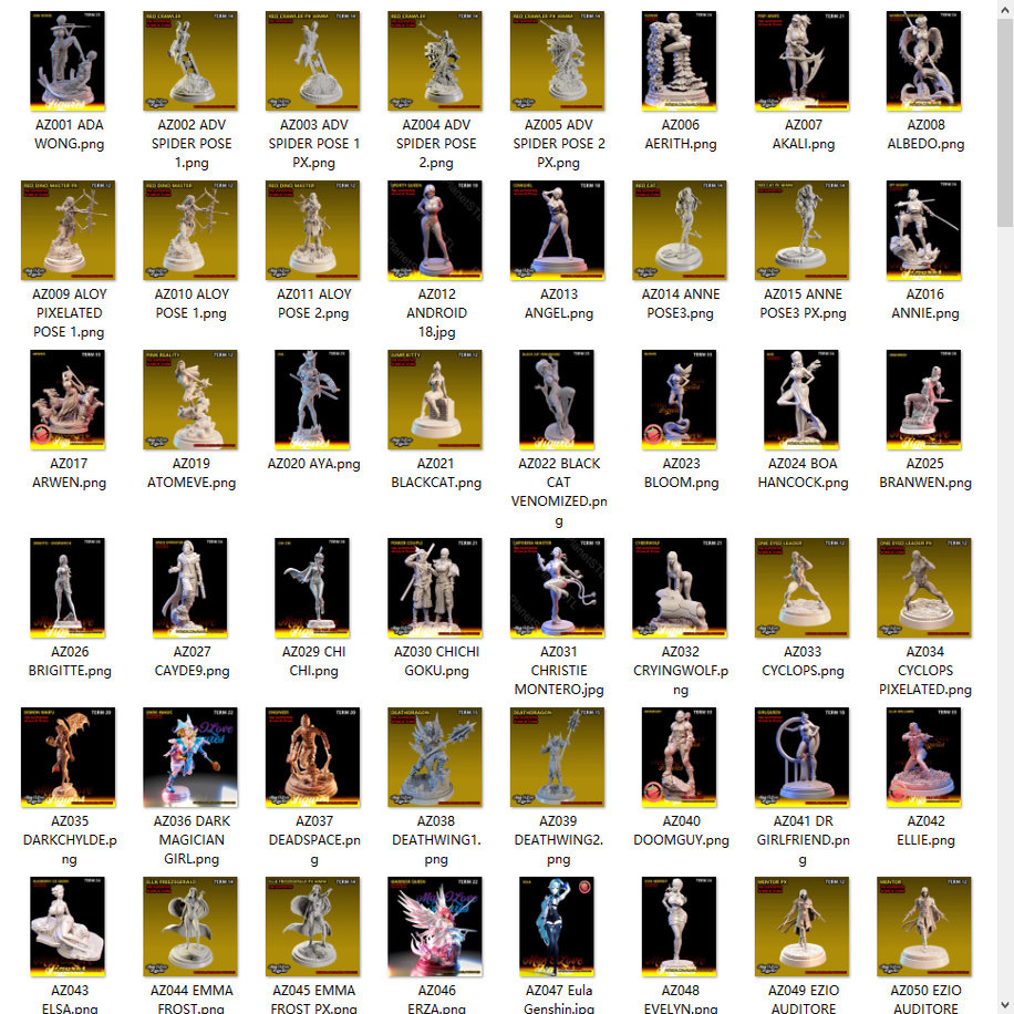 215套Man I Love Figures工作室合集 3D打印图纸STL素材更新 NSFW