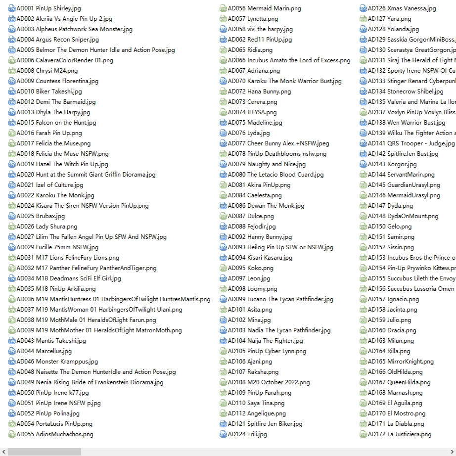 266套Ronin Arts工作室合集3D打印图纸STL素材自动更新NSFW