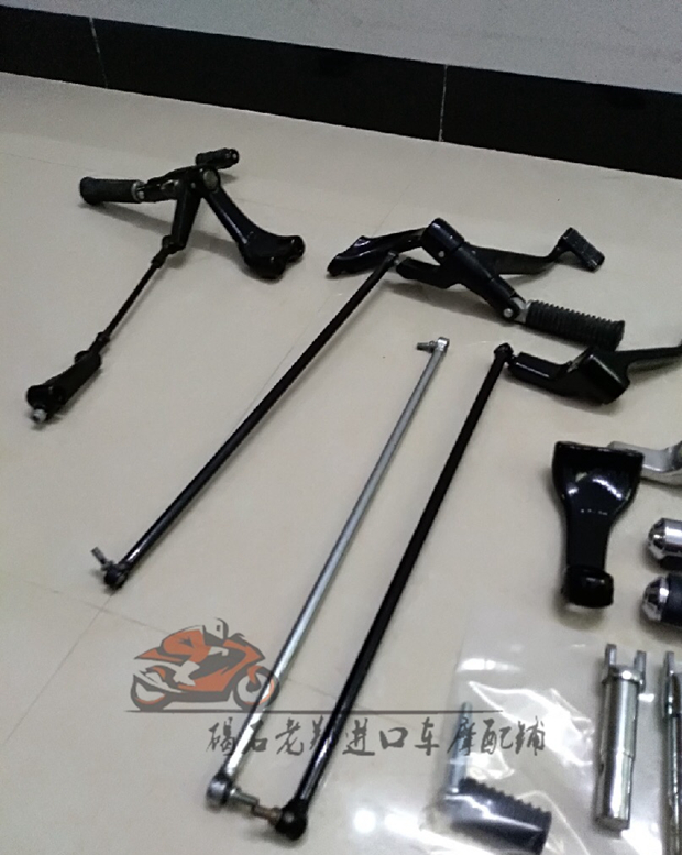 原装美国哈雷 72V 883n 1200L x48  前置脚踏 刹车杆 摩托车配件