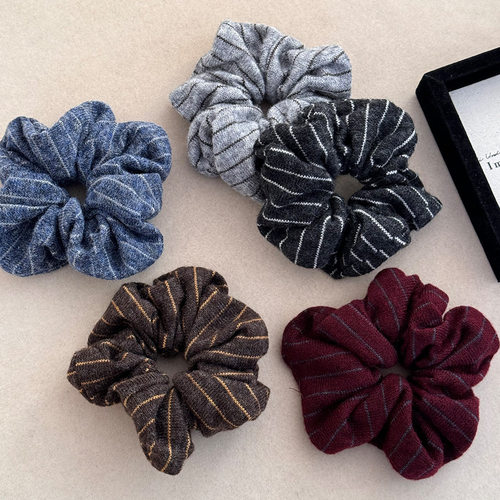 大肠发圈女高级感秋冬新款