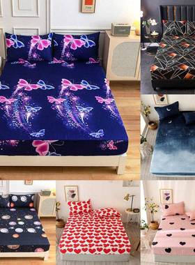 soft bed sheets fitted sheet cotton pillow cases 床笠 枕套