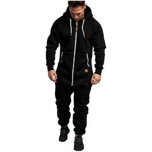 Pants sport hoodie jacket zip tracksuit Men for set 2pcs