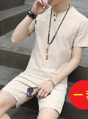 T Shirts + Shorts Summer Men Sport Set 2018T shirt suit man