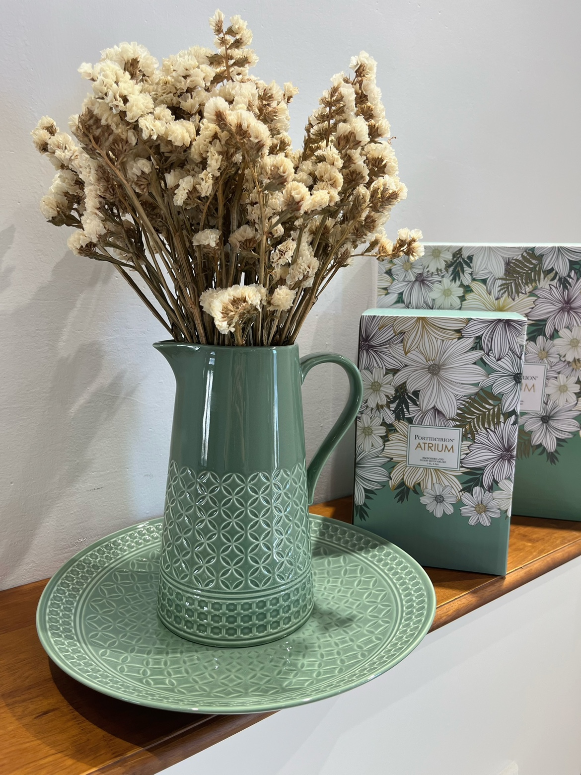 英国进口portmeirion波特美林atrium陶瓷凉杯凉水壶 复古装饰花瓶