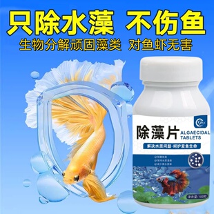 鱼缸专用除藻片水族箱水草缸去苔剂黑毛藻青苔清除剂藻类净藻片