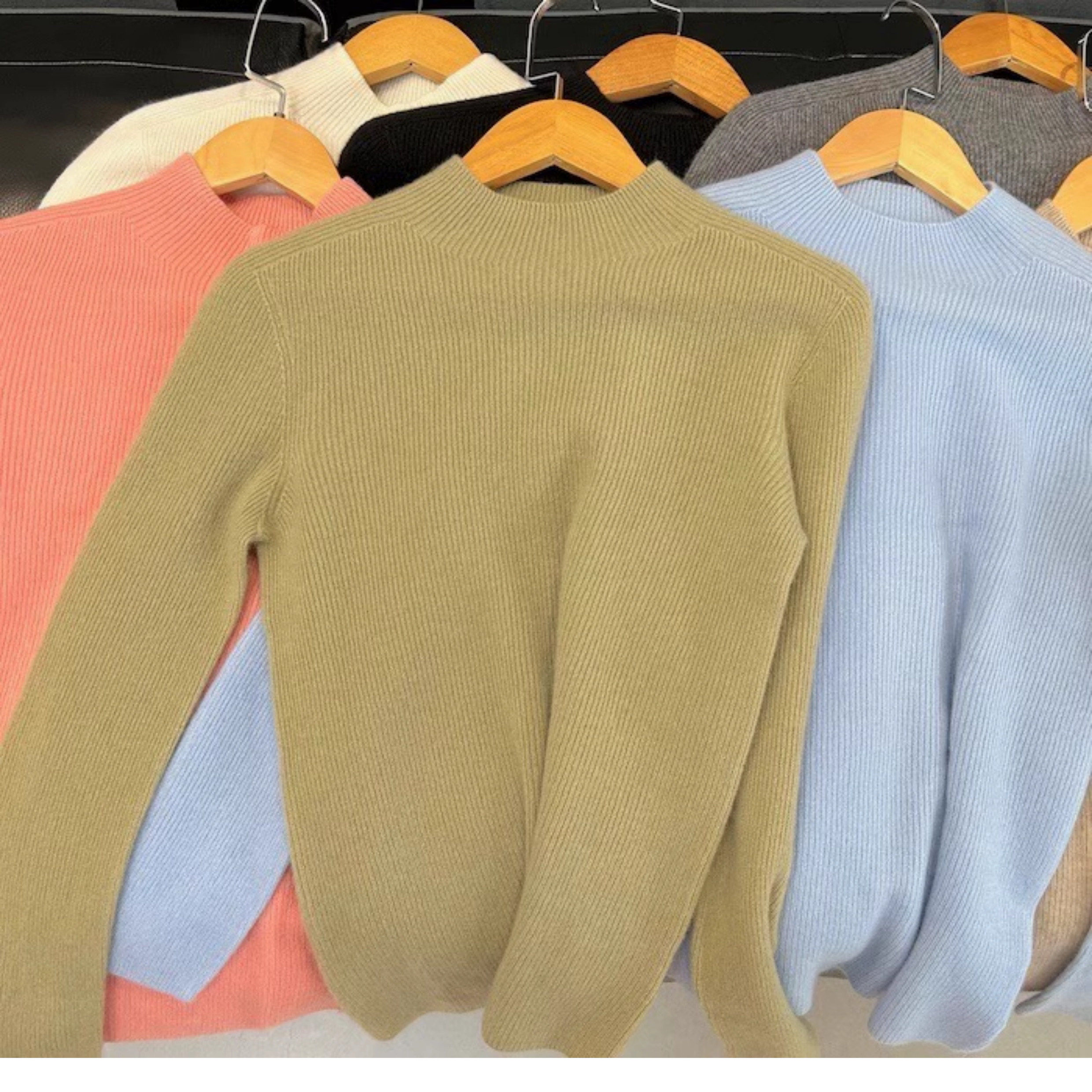 爱住了！100%山羊绒 岛精无缝一体半高领羊绒衫针织衫打底衫女,女装/女士精品,羊绒衫,淘宝优惠券,粉丝福利购,淘宝优惠卷