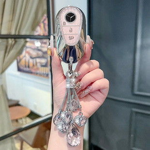 奔驰e300l钥匙套c260l车a200l扣gla glc壳glb220男gle350女cla200