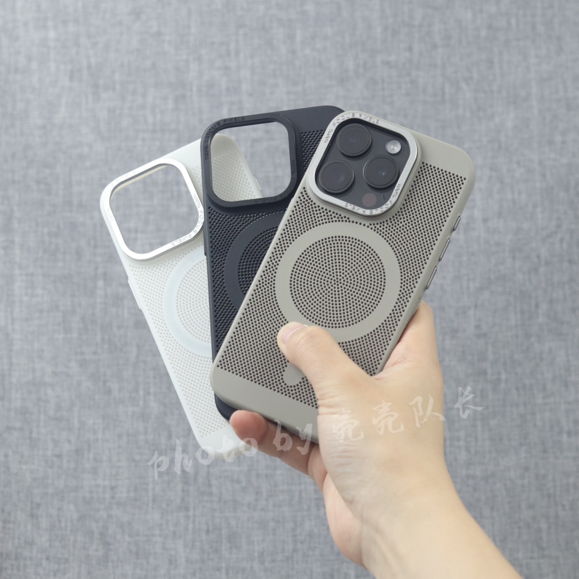Urban Case 蜂窝散热PC硬壳磁吸适用于iPhone16promax手机壳苹果15pro保护套轻薄个性游戏散热神器