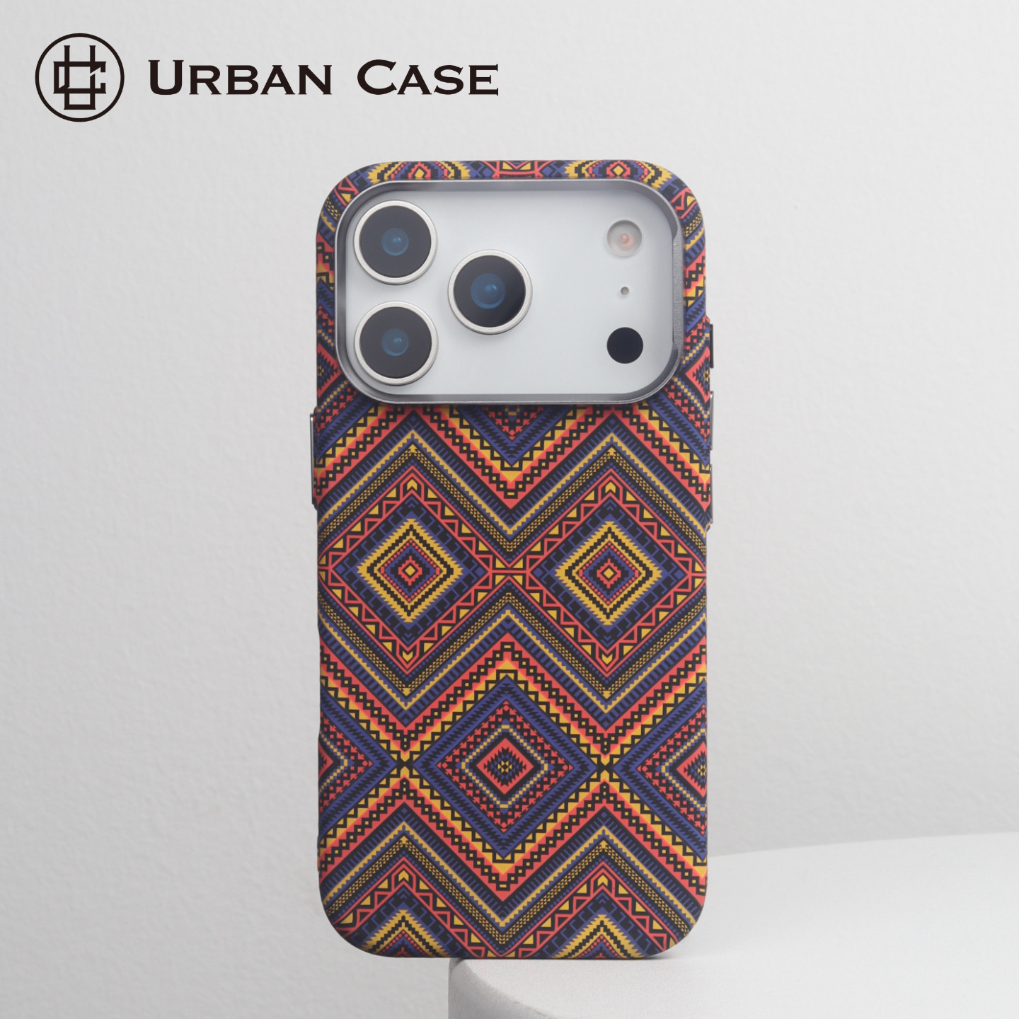 Urban Case 曼达拉编制纹水贴磁吸适用于iPhone17promax手机壳苹果17pro保护套硬壳磨砂防手汗抗指纹民族风