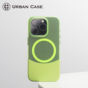 URBAN 轻薄散热ins风 CASE适用于iPhone17promax手机壳夏日散热多巴胺拼接磨砂磁吸苹果16promax保护壳情侣款