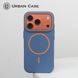 2025新款 URBAN 简约款 撞色系列细圈磁吸适用于iPhone17promax手机壳苹果17pro保护套16promax情侣款 硬壳 CASE