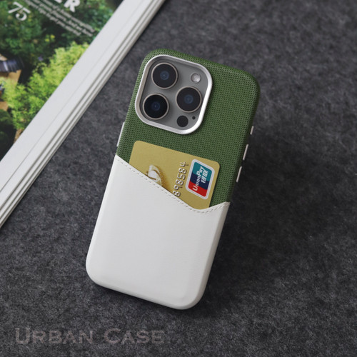 Urban Case 双拼插卡皮革磁吸适用于iPhone17promax手机壳苹果16promax/15promax皮质卡片保护套个性商务风