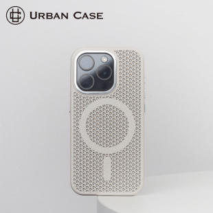 Urban 防滑防摔全包创意 Case蜂窝散热网壳软TPU磁吸适用于iPhone17promax手机壳苹果16pro保护套个性