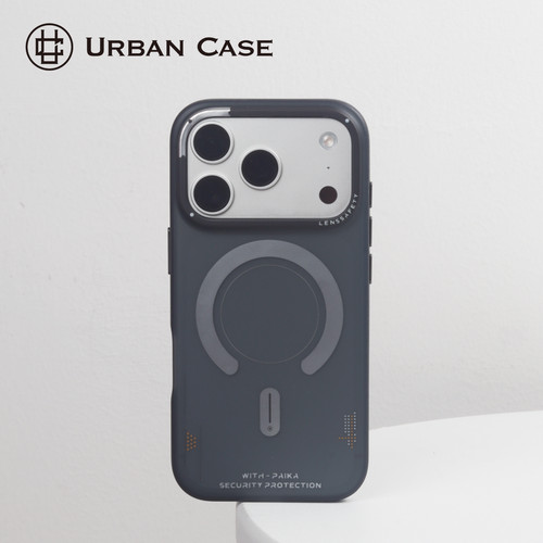 URBAN CASE赛博机能磨砂肤感适用于iPhone17promax磁吸手机壳苹果16pro自带挂绳孔保护套防手汗防指纹防摔