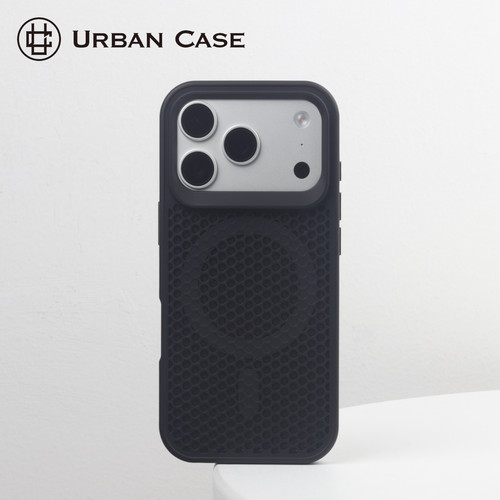 Urban Case蜂窝散热网孔软TPU磁吸适用于iPhone17promax手机壳苹果16pro保护套创意个性防滑防摔全包